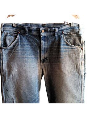 38x31 Vintage Carpenter Jeans 1980's Mens KEY IMPERIAL Denim Dungaree made USA